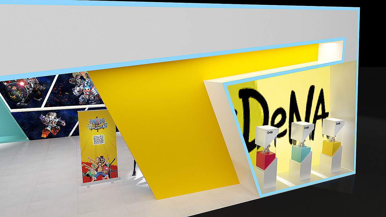 动漫展位 展位展示点展览3D效果图设计制作（图ZMjAzODEwNTcy） - 其他三维 - 站酷设计师不求人_ph原创素材 - 站酷ZCOOL