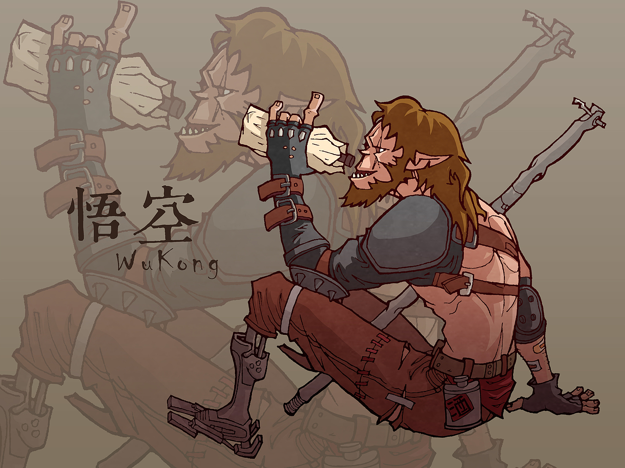 西游 狂暴之路（图ZMzAxMjA4OTY=） - 创作习作 - 站酷设计师史渊SHIYUAN原创素材 - 站酷ZCOOL