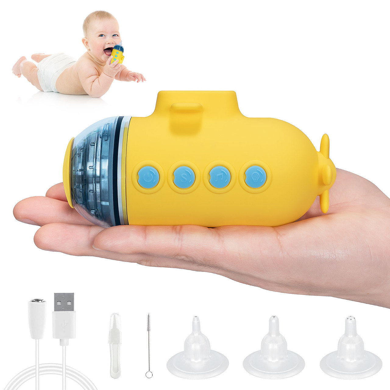 亚马逊设计 主图 A+ 婴儿电动吸鼻器（图ZMjg4MDY3ODY0） - 电商 - 站酷设计师Carry姜原创素材 - 站酷ZCOOL