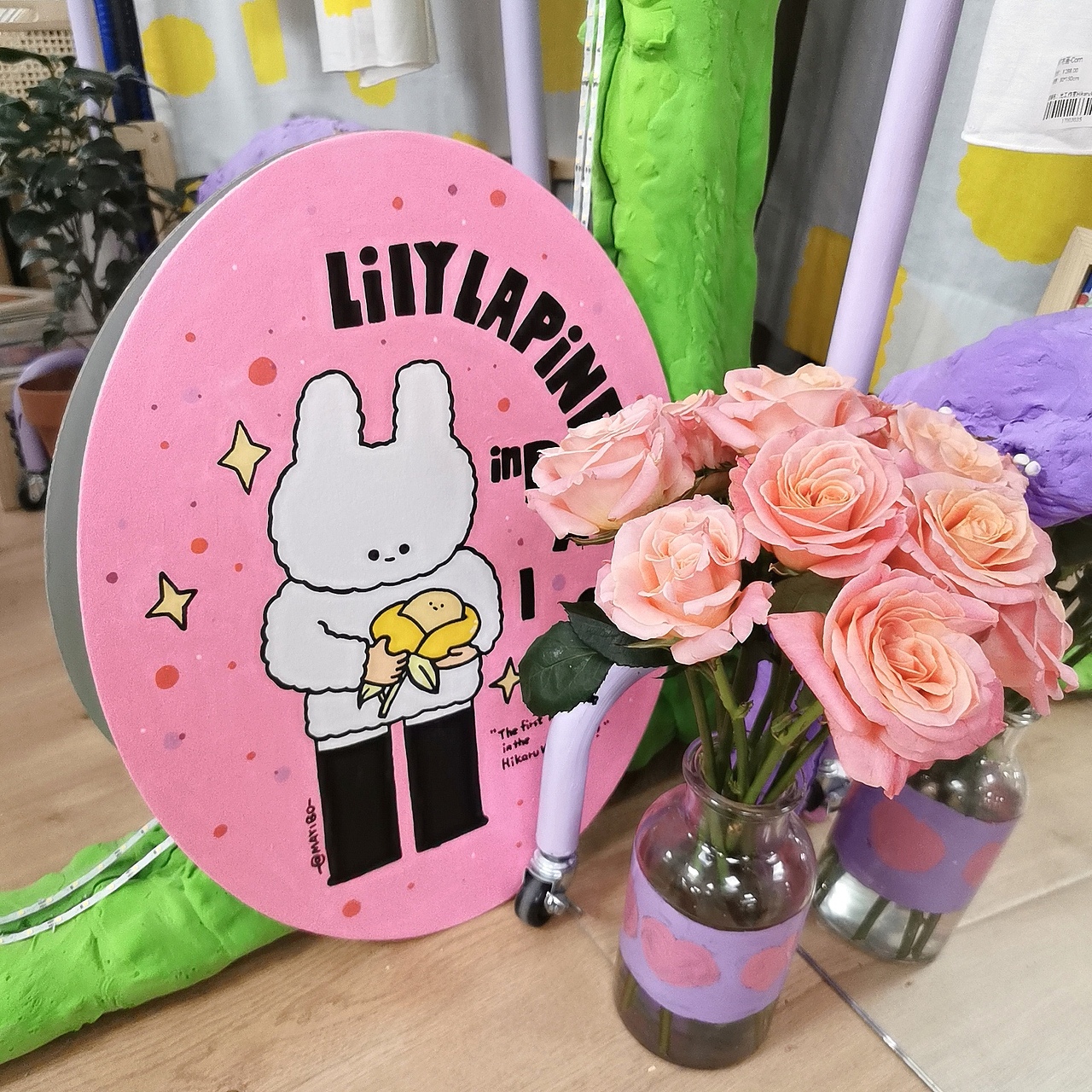 《签约艺人--一个名叫棉棉兔的兔子艺术展(前篇)》（图ZMjk1NzQ5Njky） - 新锐潮流插画 - 站酷设计师MAYIBO_原创素材 - 站酷ZCOOL