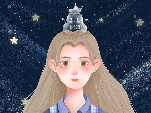 幸運女孩（個人主頁-ZNDUwOTk2OTI=） - 創(chuàng)作習作 - 站酷設(shè)計師橙橙橙子啊原創(chuàng)素材 - 站酷ZCOOL