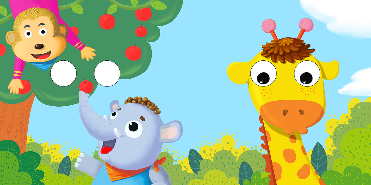 一起做游戏（图ZMTE5MDk2MDk2） - 儿童插画 - 站酷设计师张多多多多多多原创素材 - 站酷ZCOOL