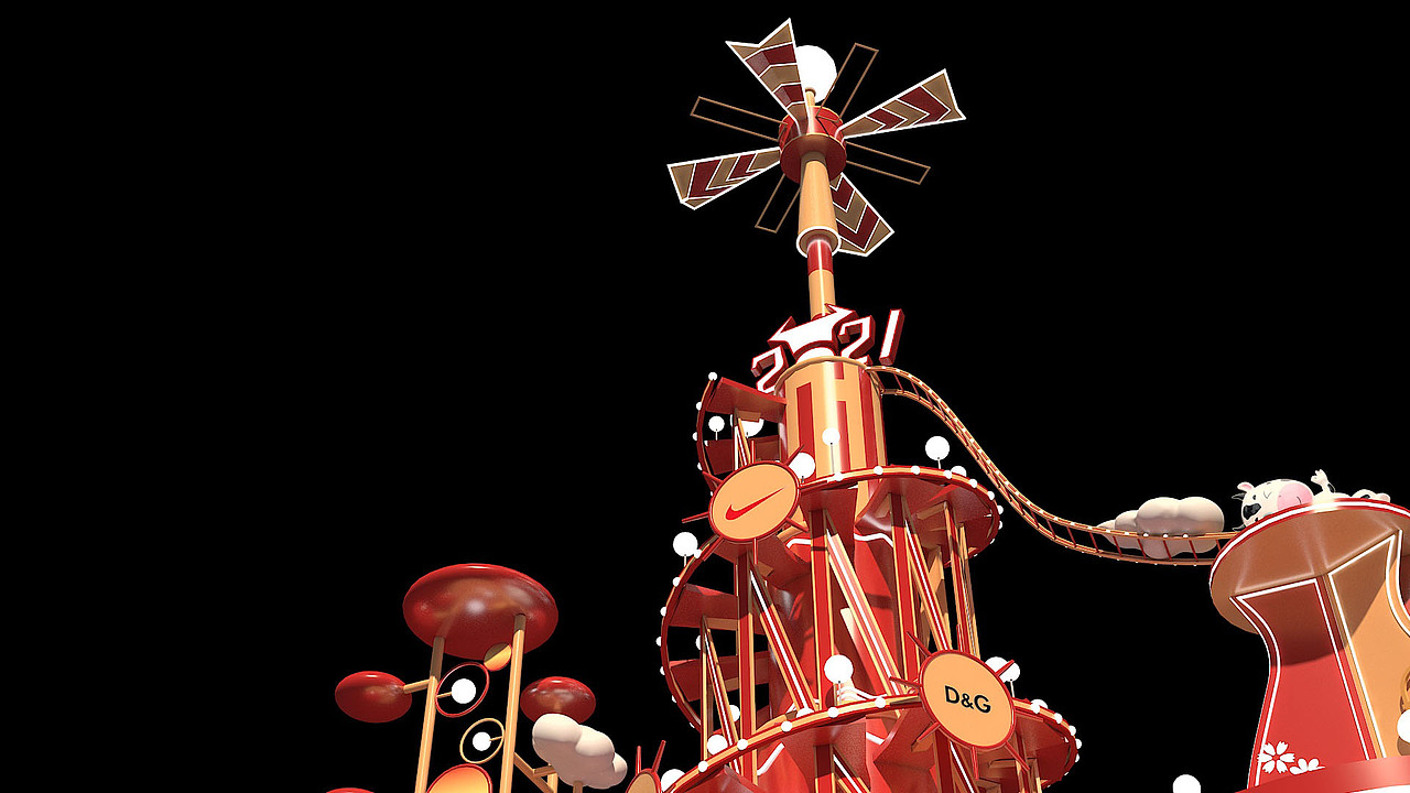 某商场美陈（图ZMjMwOTE3OTE2） - 场景 - 站酷设计师美陈Hello世界原创素材 - 站酷ZCOOL