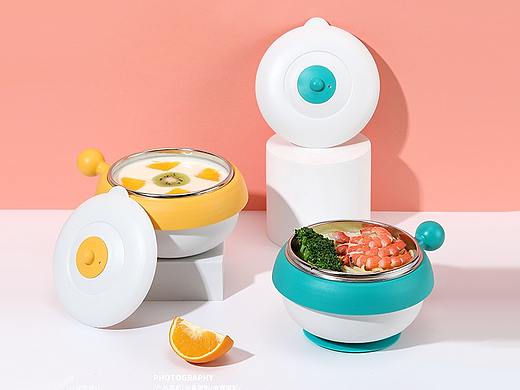 母婴产品保温碗拍摄