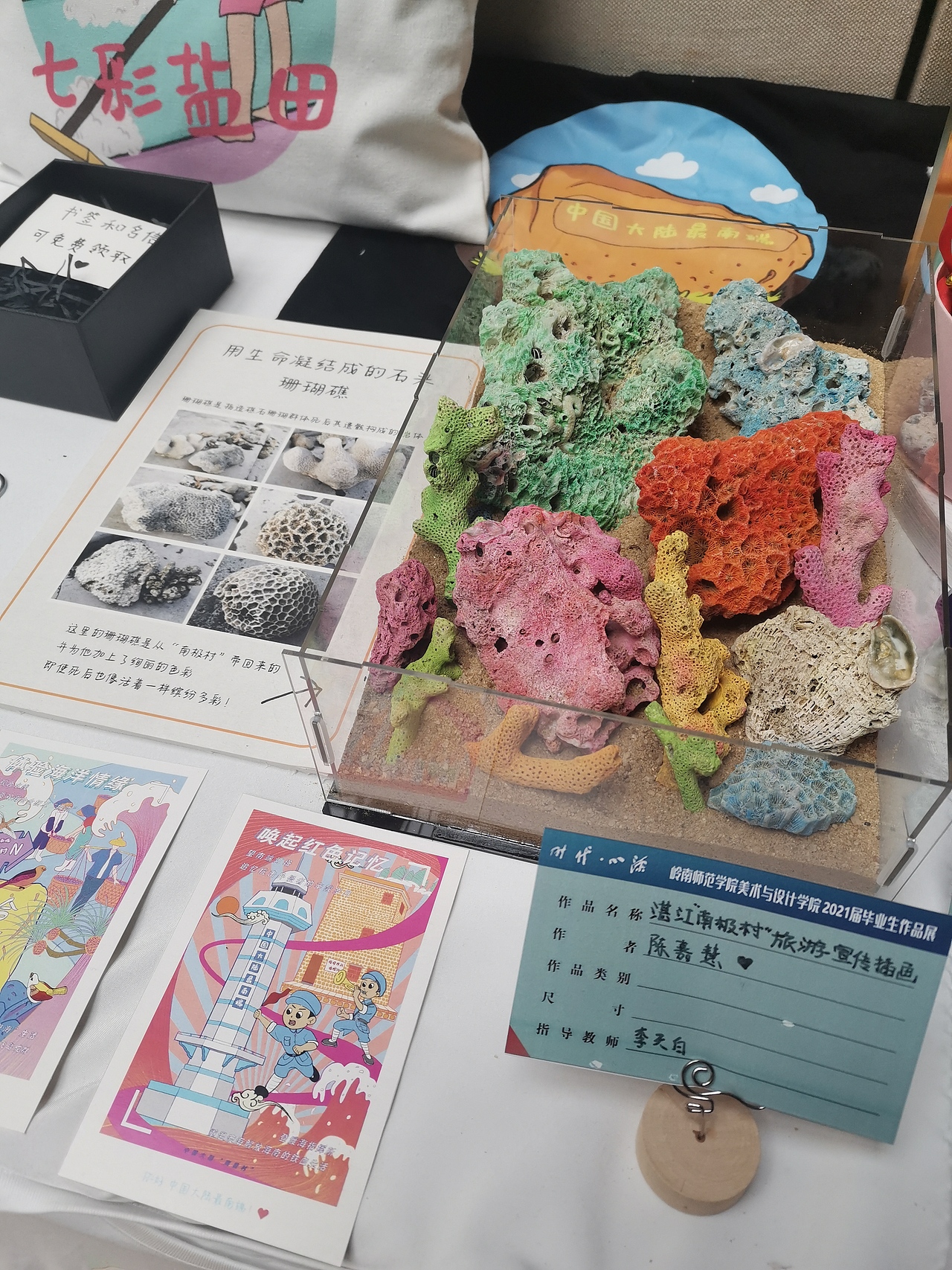 中国大陆南极村旅游宣传插画