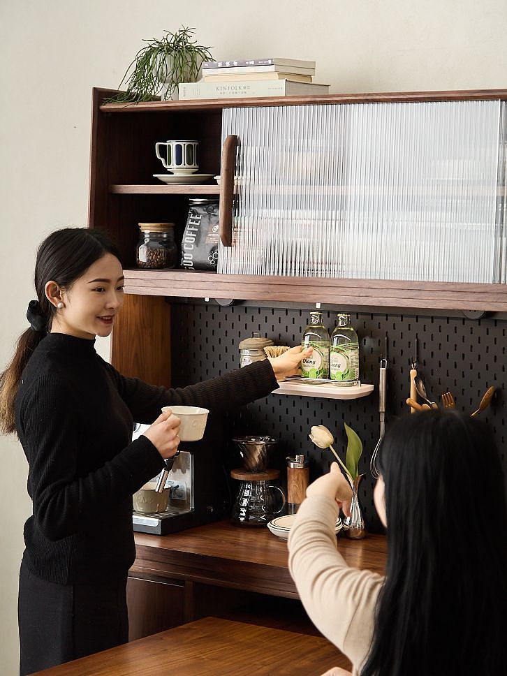 家具拍摄案例ℓ黑胡桃木餐边柜