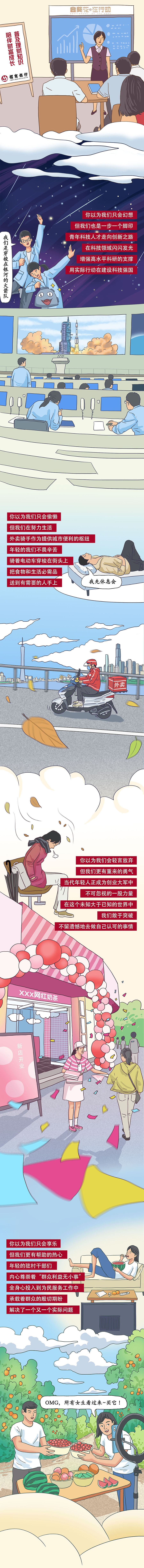 90后年轻人的行为图鉴【招商银行商稿】