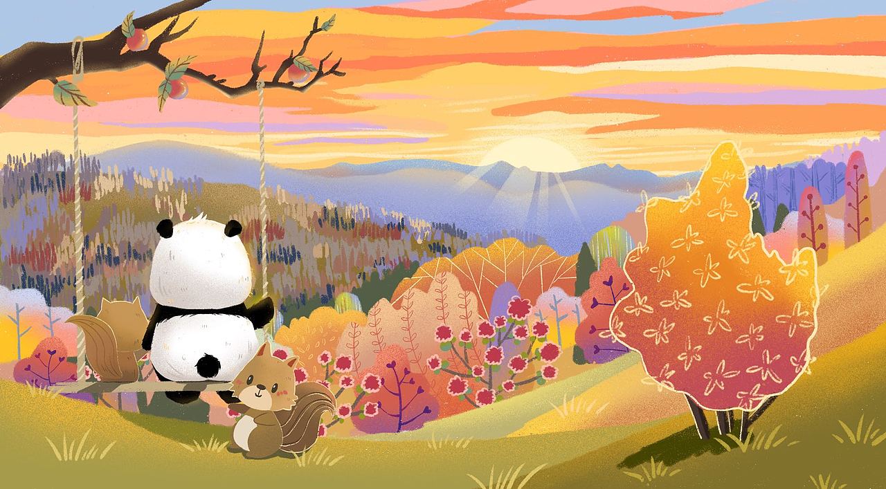 《呀，熊猫》儿童插画（图ZMjYzNjc0MzA4） - 儿童插画 - 站酷设计师SUN大潇原创素材 - 站酷ZCOOL