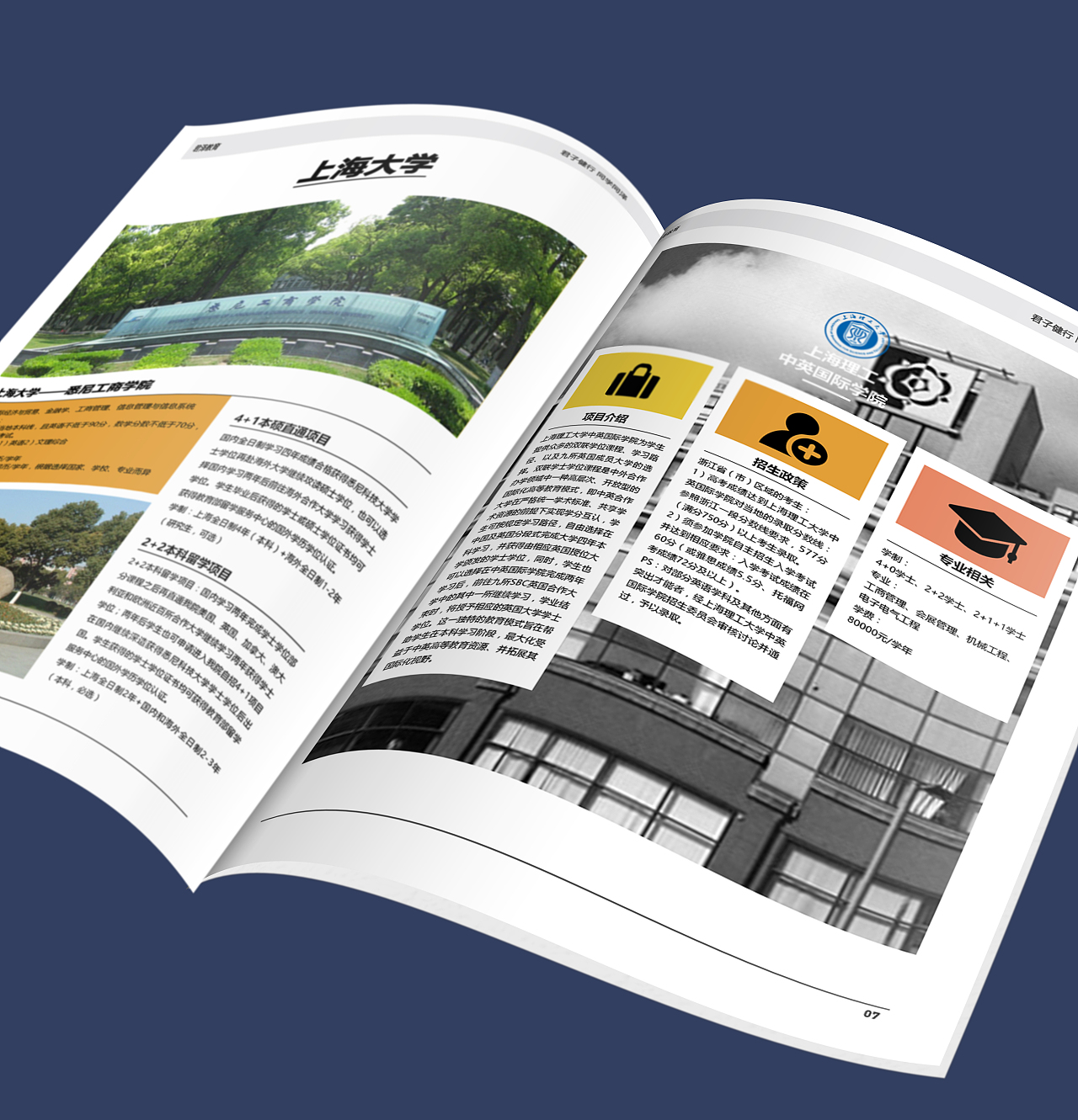 「臭鱼x君泽教育」 2019全日制本科自主招生招生简章（图ZMTM2NTAyNjQw） - 书籍/画册 - 站酷设计师一条臭鱼原创素材 - 站酷ZCOOL