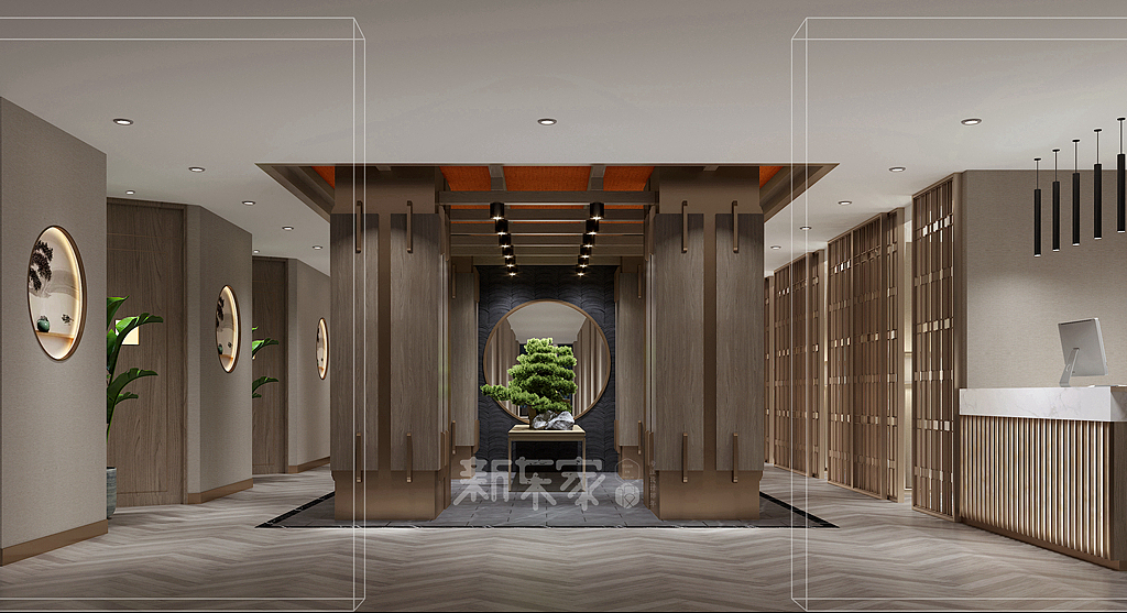 云南昭通彝良轻奢新中式珙桐大酒店设计（图ZMTgyMDQ0NzE2） - 家装设计 - 站酷设计师88成都酒店设计原创素材 - 站酷ZCOOL