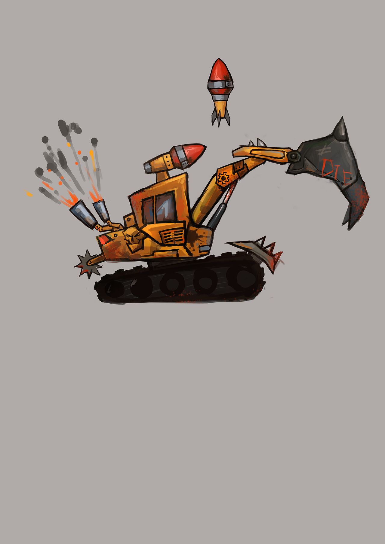 疯狂的挖掘机设定图