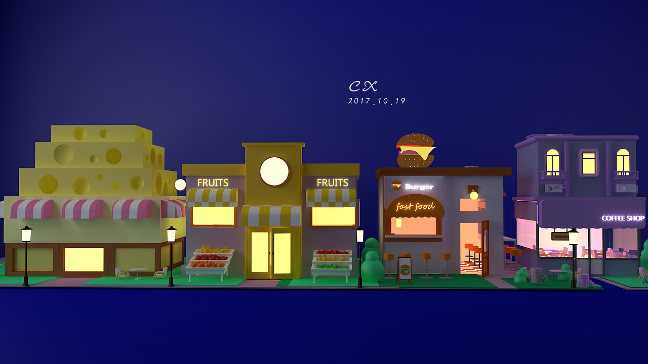 C4D模仿（图ZOTQ0MzQ0ODQ=） - 动画/影视 - 站酷设计师休息休息吧原创素材 - 站酷ZCOOL