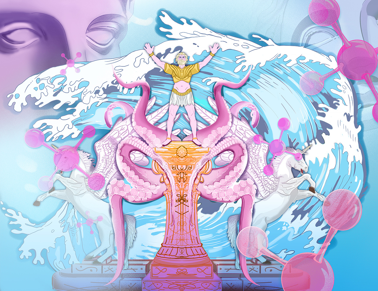 Poseidon 波塞冬（图ZMjE2Mjc3MTc2） - 创作习作 - 站酷设计师其妙四圈原创素材 - 站酷ZCOOL