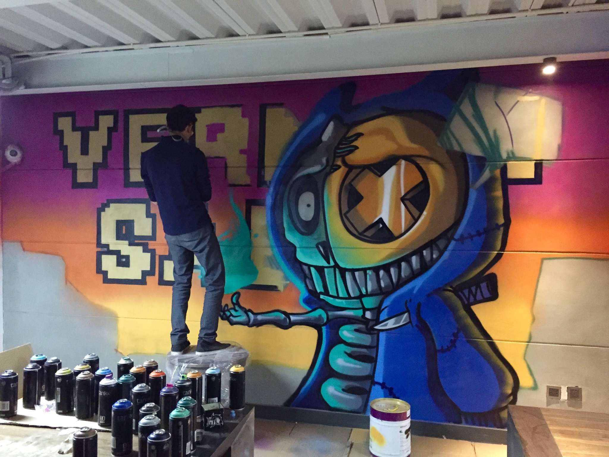 graffiti 随便玩系列 潮牌维斯涂鸦墙