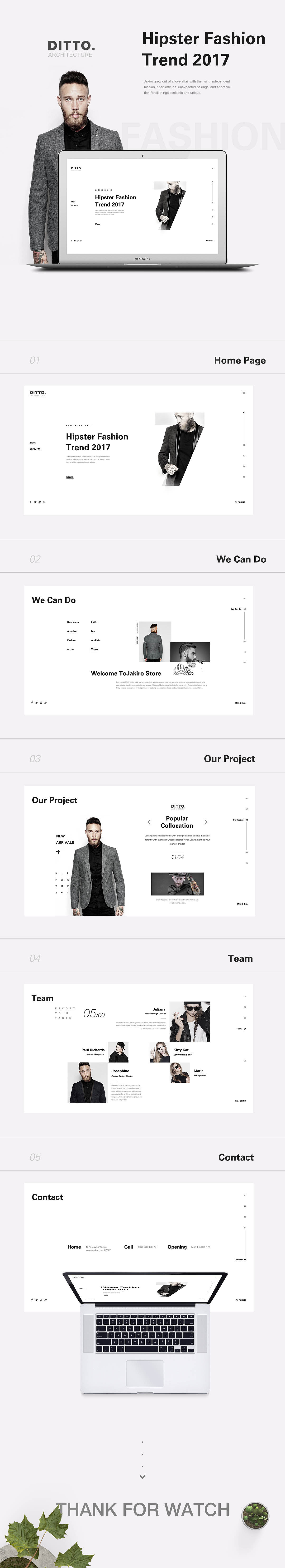 时尚类网页（图ZNzU4NDc5OTY=） - 企业官网 - 站酷设计师李小凡_原创素材 - 站酷ZCOOL