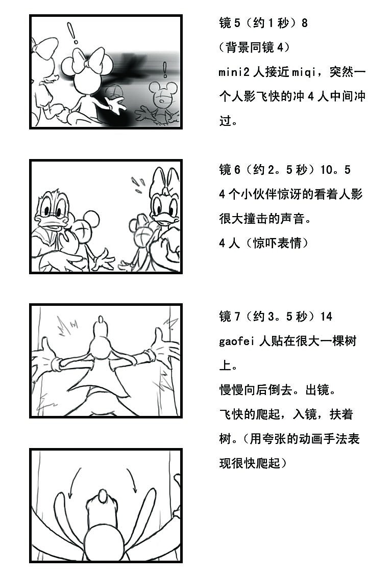 迪士尼开场动画分镜