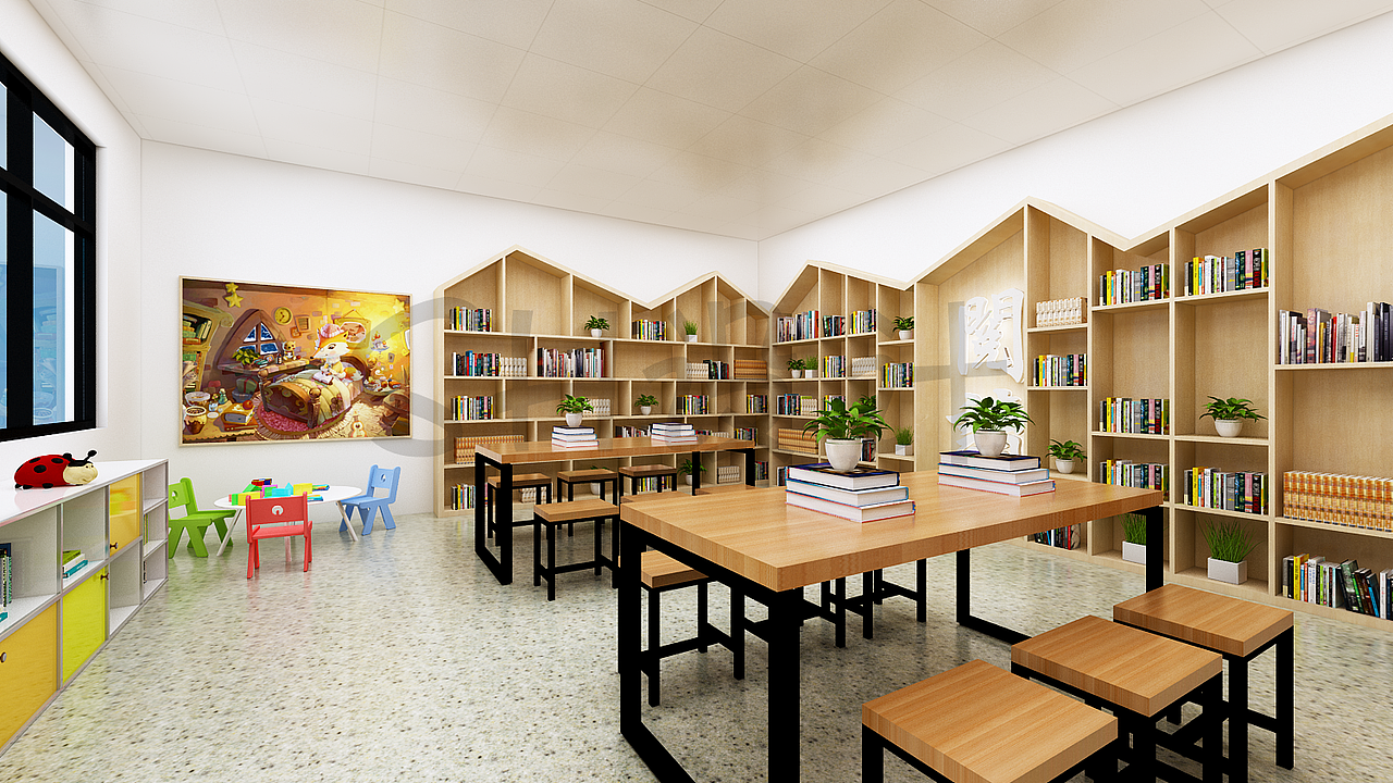 图书室设计-工装