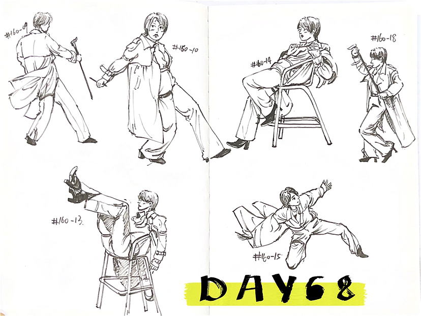 速写60天挑战第二次11月到12月（图ZMzMwMTc3ODcy） - 创作习作 - 站酷设计师易意Evelyn原创素材 - 站酷ZCOOL