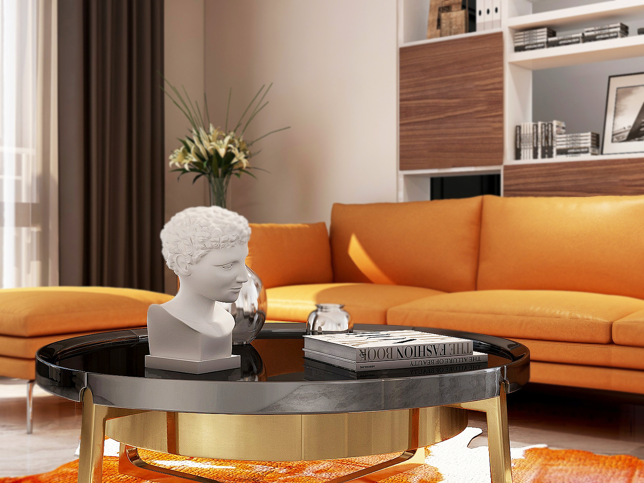 輕奢三居變兩居