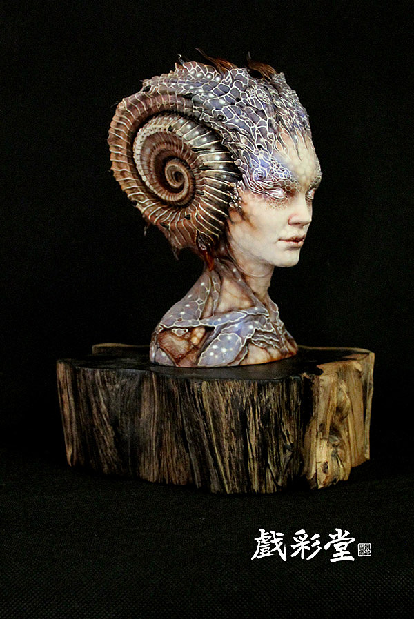 戏彩堂喷涂作品－A.M.Caracolilla（图ZNjA3NjQ4MjA=） - 手办/模玩 - 站酷设计师戏彩堂原创素材 - 站酷ZCOOL