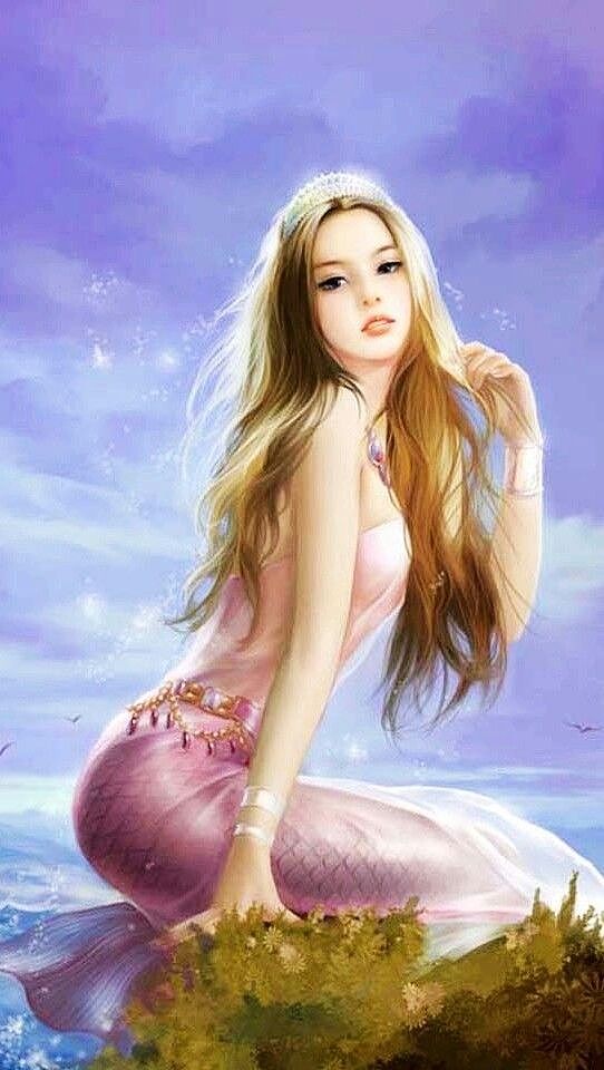 美人鱼（图ZODE2OTc0NTY=） - 艺术插画 - 站酷设计师housebaobao666原创素材 - 站酷ZCOOL