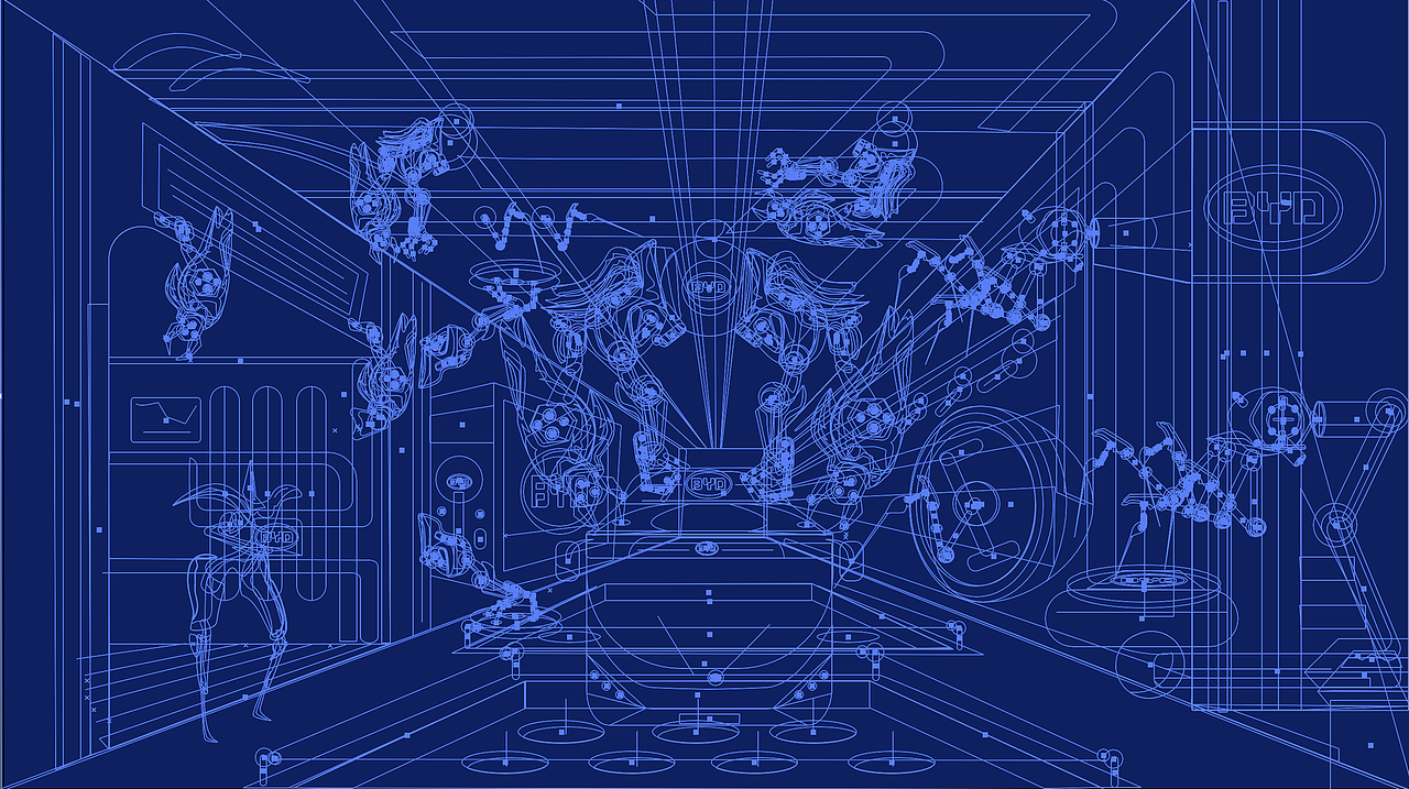 “e“域之城-科技车间（图ZMTkwMDU1OTM2） - 商业插画 - 站酷设计师不会画画的小怪兽原创素材 - 站酷ZCOOL