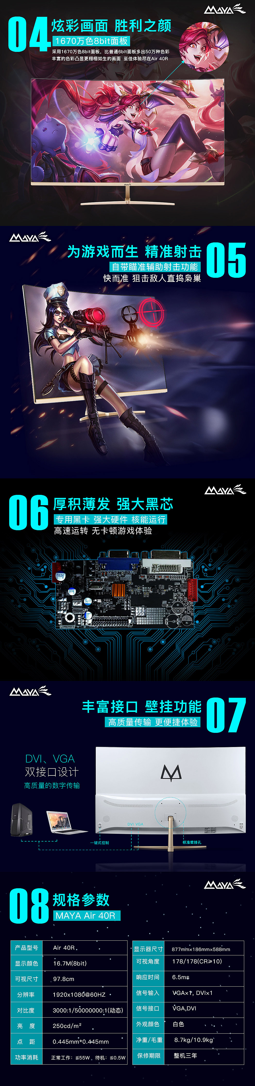 显示器详情页（图ZNzY1Mjg3MzI=） - 其他平面 - 站酷设计师奇奇张原创素材 - 站酷ZCOOL