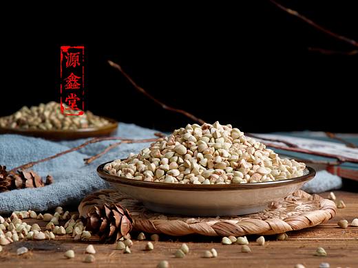 五谷杂粮食材荞麦米古风拍摄