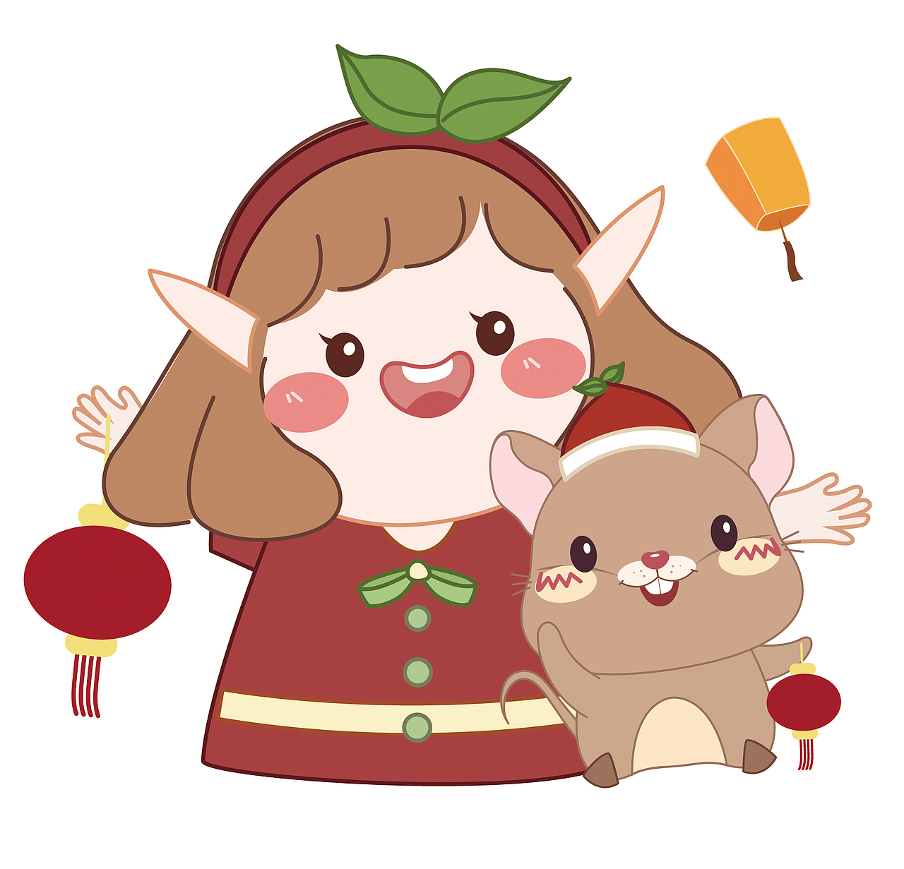 原创手绘卡通ip 小动物（图ZMjU3NzY3MTQ4） - 商业插画 - 站酷设计师Kaolawoo原创素材 - 站酷ZCOOL