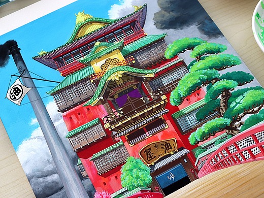 宫崎骏动画《千与千寻》中的汤屋