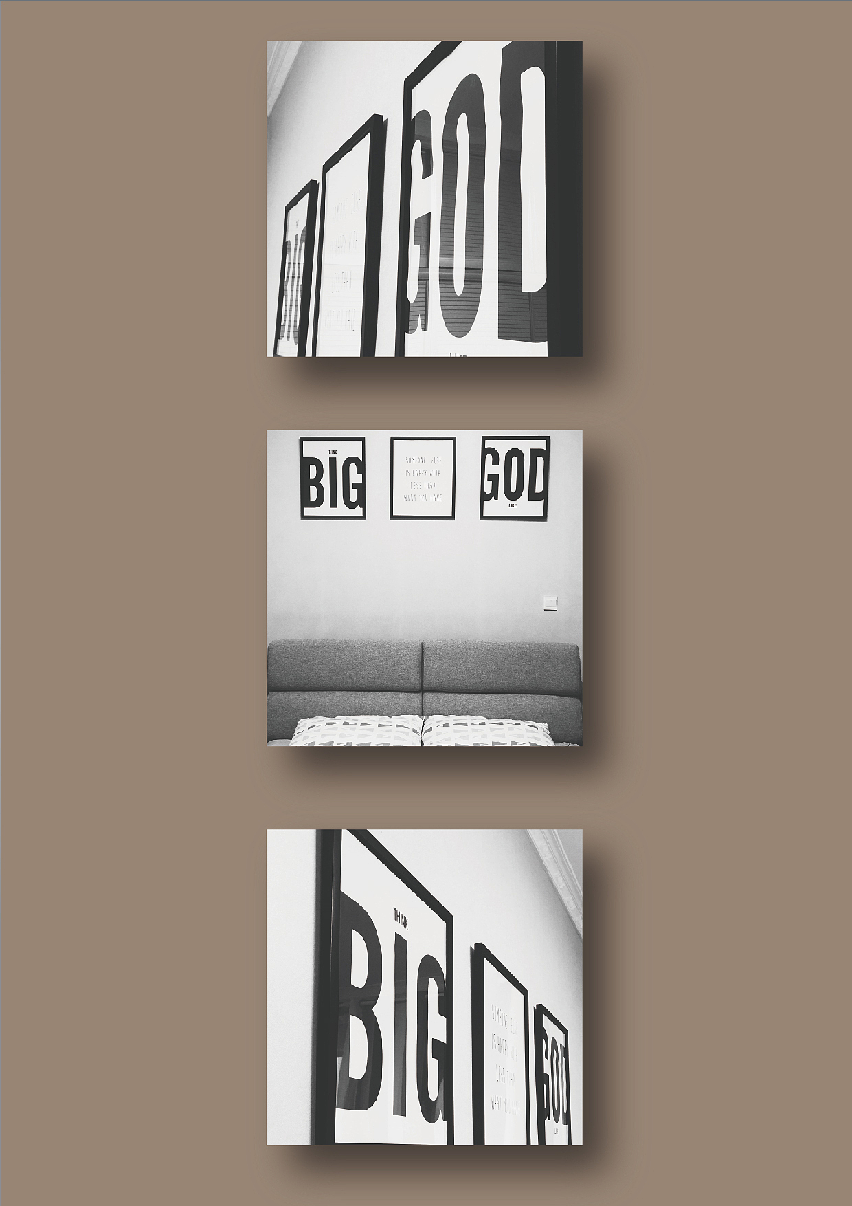 给家里做的相框画