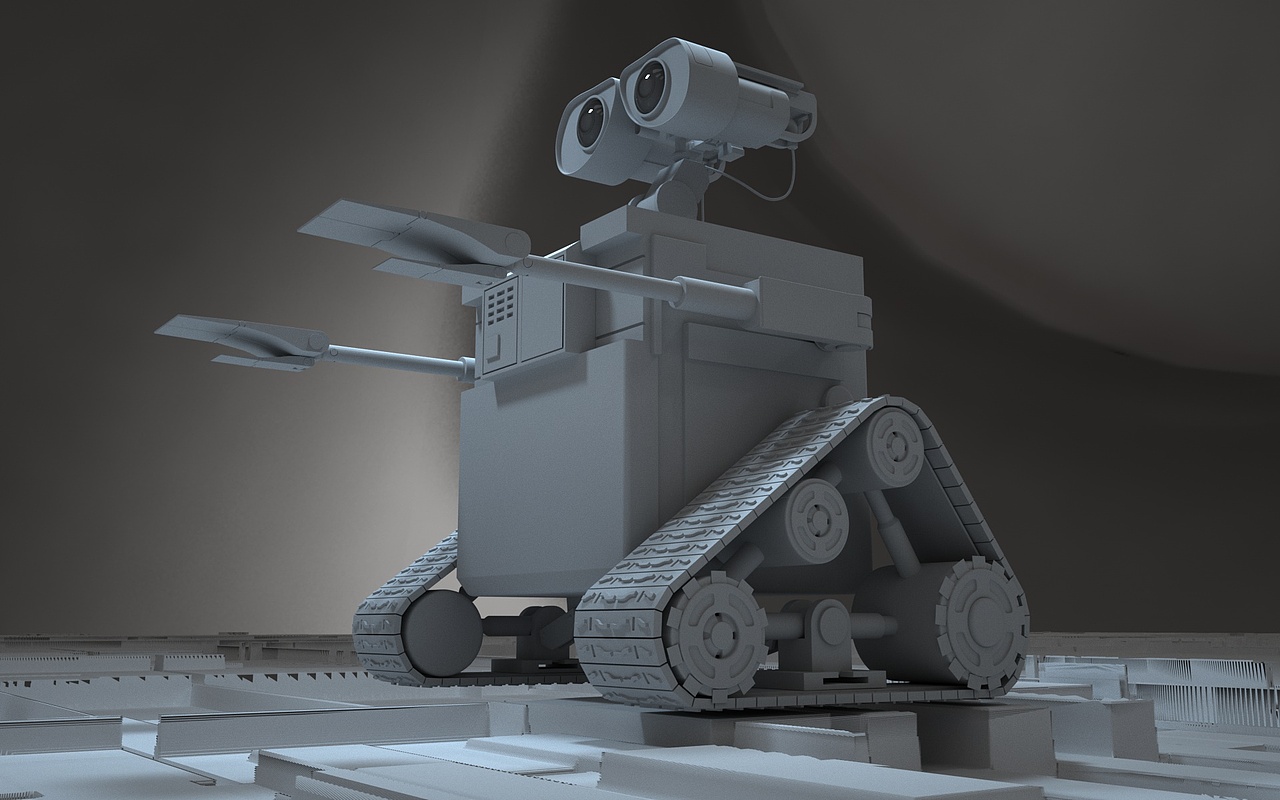 C4D 瓦力建模 渲染（图ZMTEzMjc2Mjcy） - 场景 - 站酷设计师Tongk原创素材 - 站酷ZCOOL