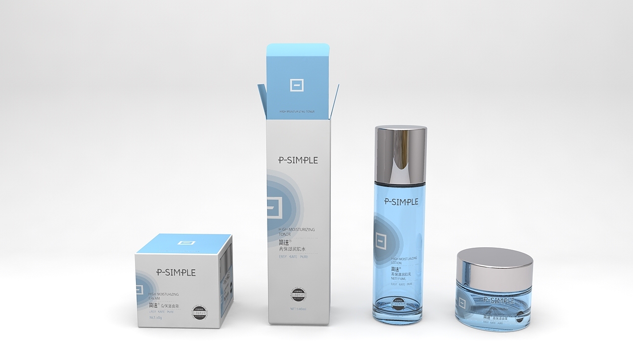 化妆品产品包装C4D建模渲染练习作品（图ZMTc3NjEwNTUy） - 产品 - 站酷设计师一匹病马原创素材 - 站酷ZCOOL
