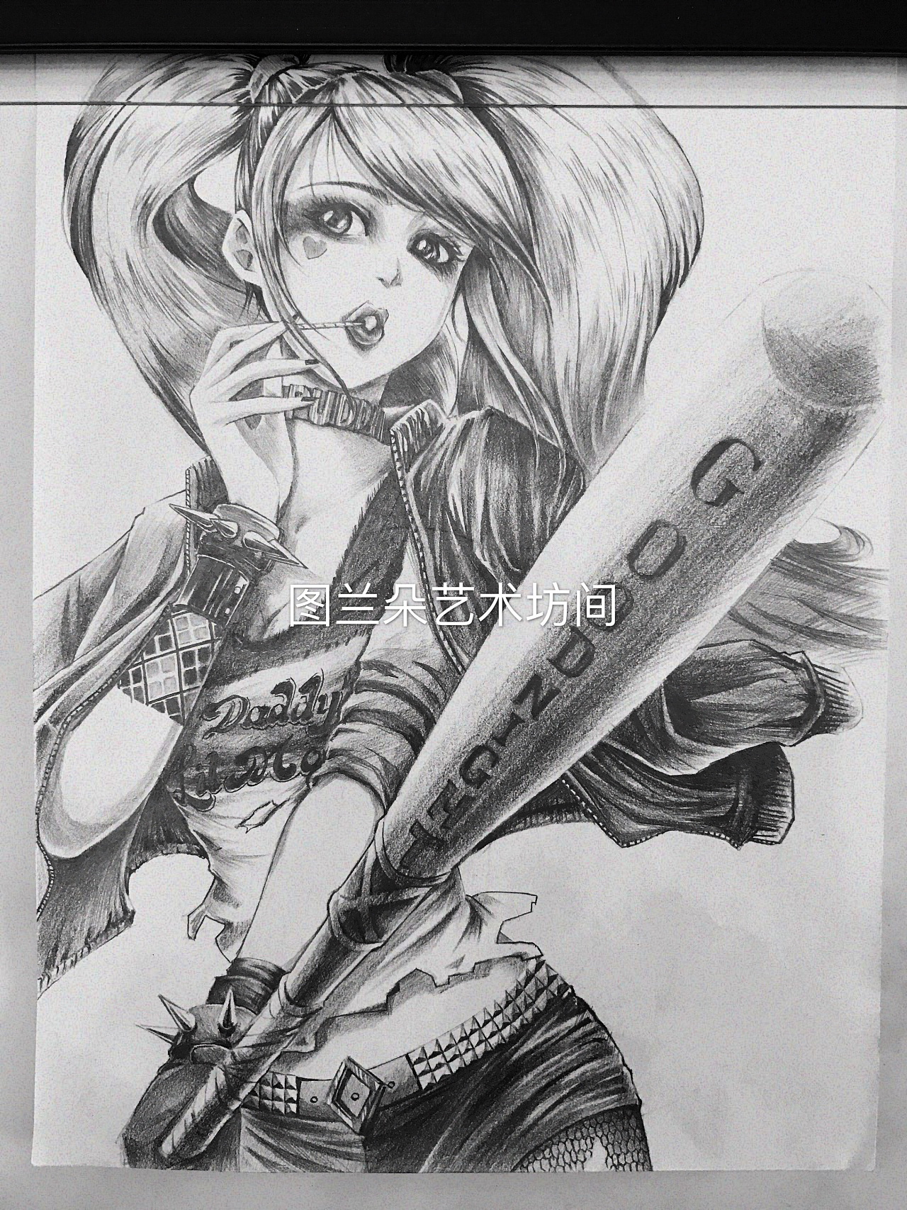 手绘小丑女哈莉奎茵