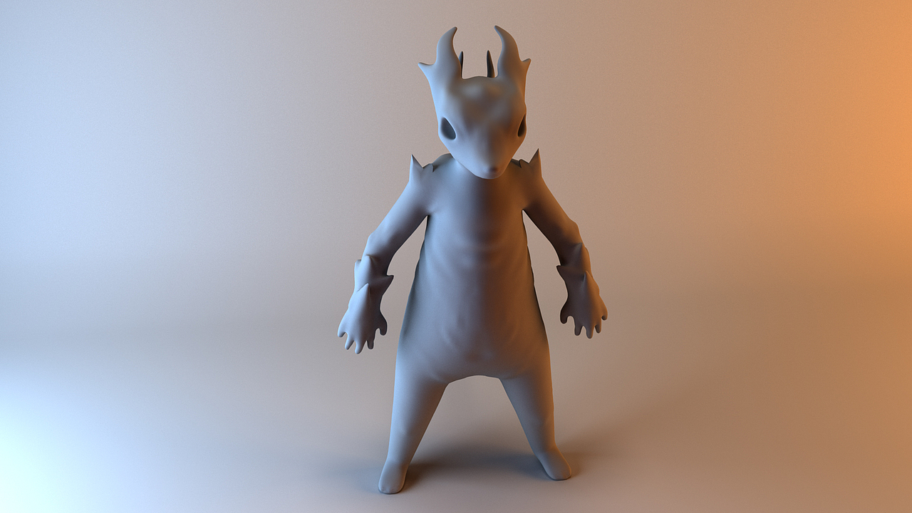 在灯光的details里勾选 适用色温(use color temperature)可以调整灯光的冷暖。如果模型前部太暗 可以用一个arnold standard材质的平面放在模型前面,附上parameters的标签设置不可见就好了。
ps:如果有发现有噪点,可以提高灯光的采样值(sample)和渲染设置的AA值。