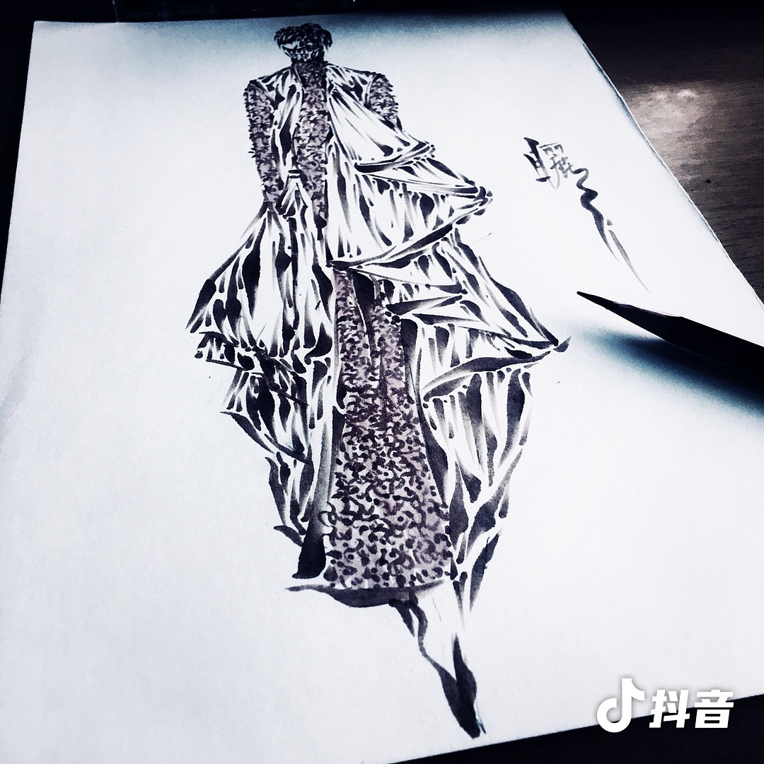 服装设计图稿（图ZMTM2OTU1ODYw） - 正装/礼服 - 站酷设计师Z16864323原创素材 - 站酷ZCOOL