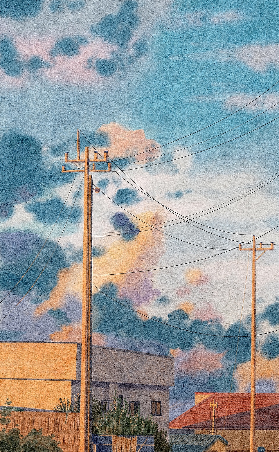 水彩风——风景练习（图ZMjgxNDg2NzAw） - 商业插画 - 站酷设计师二木mu原创素材 - 站酷ZCOOL