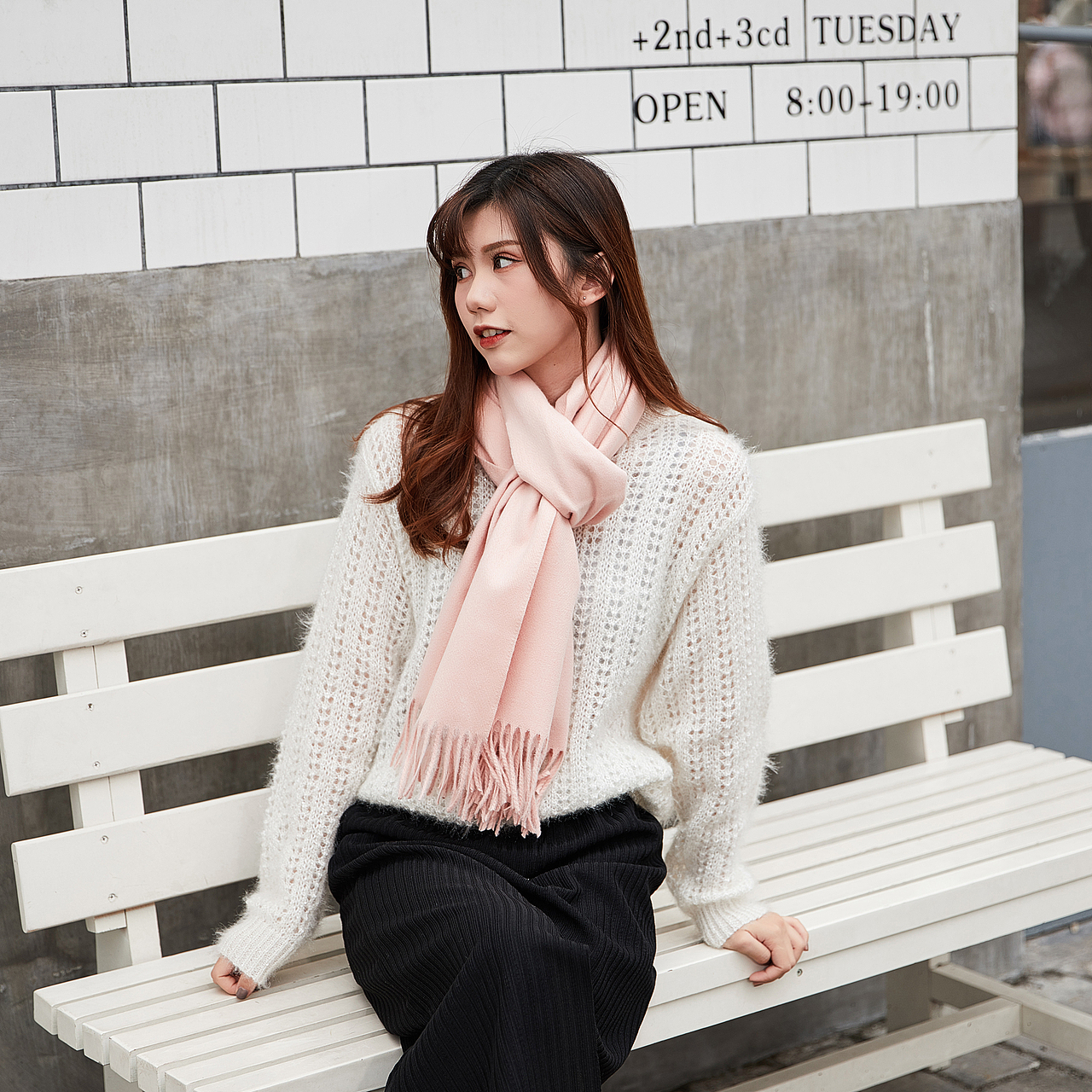 女装网红模特拍照