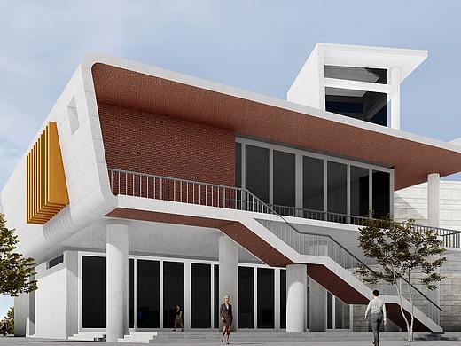 建筑外观设计 学校建筑规划 校园文化 校园环境建设