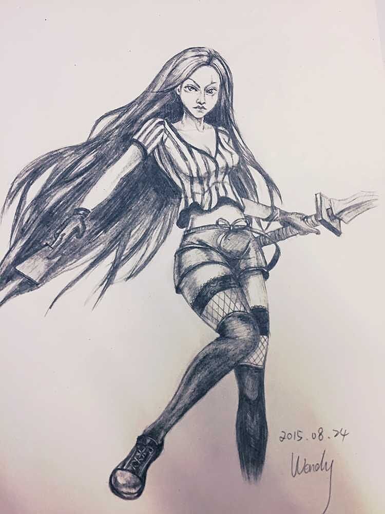 katarina手绘练习