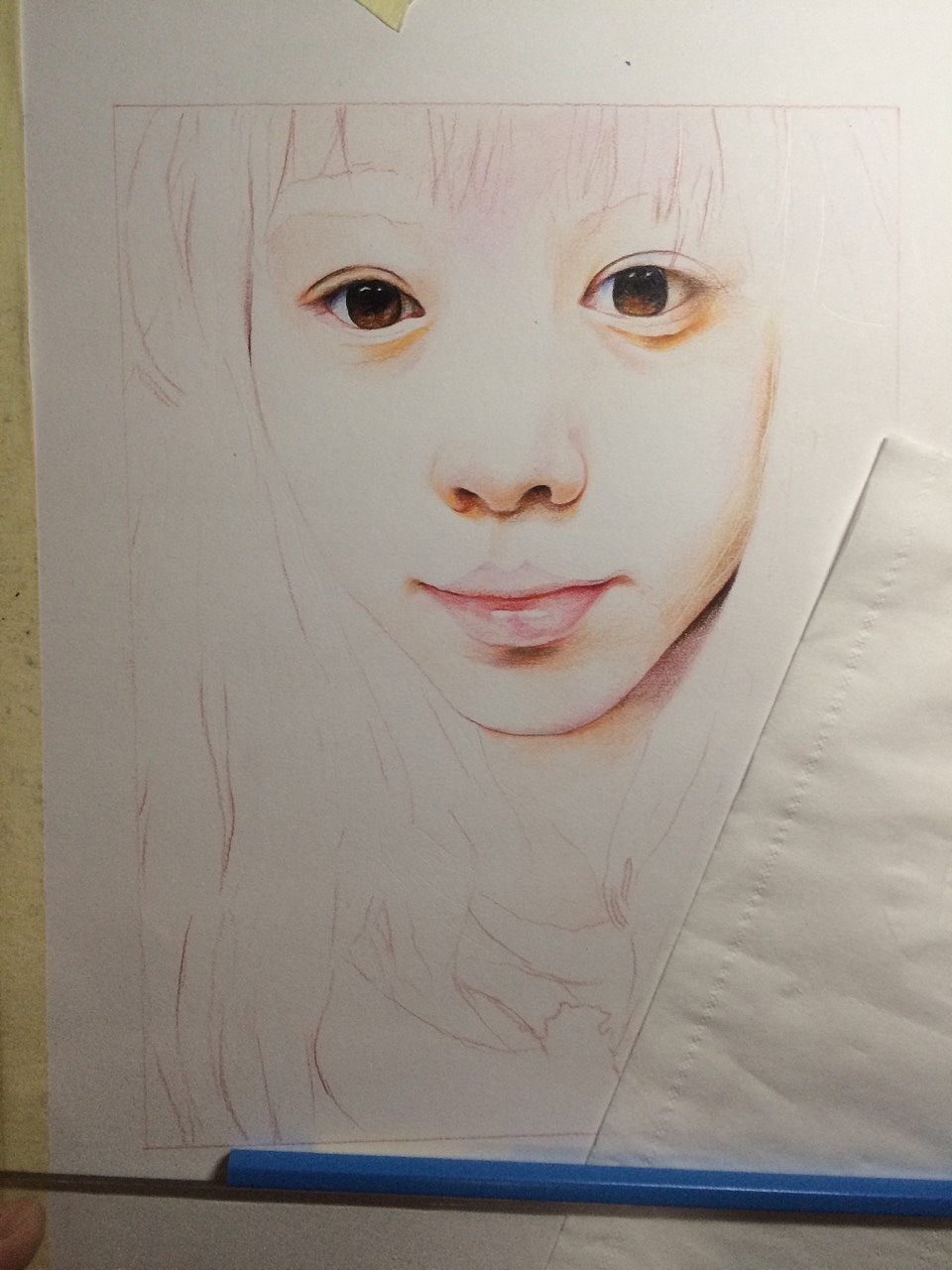 纸本彩铅 肖像定制（图ZNDM0ODcxMDg=） - 绘画 - 站酷设计师路加水彩原创素材 - 站酷ZCOOL