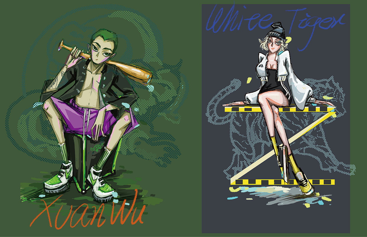 thug life ？（图ZMTkxMDI2Njk2） - 概念设定 - 站酷设计师Seayiyi原创素材 - 站酷ZCOOL