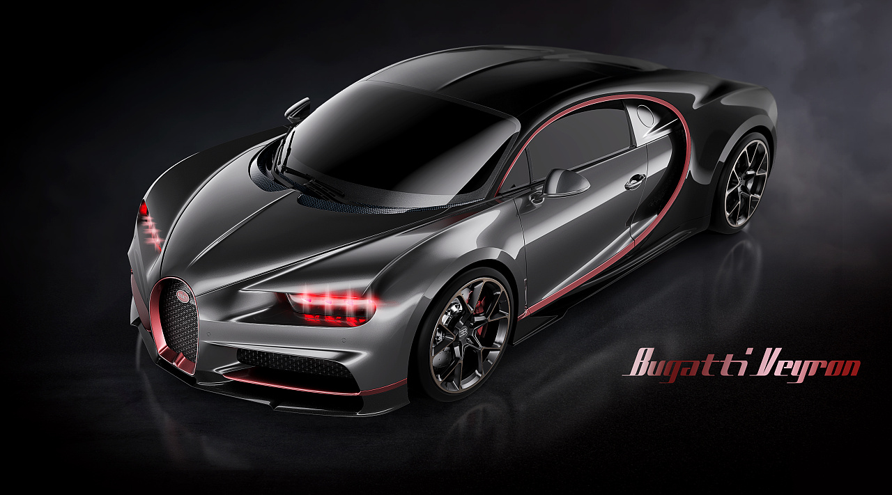 布加迪威龙渲染|工业/产品|交通工具|林不定 - 原创