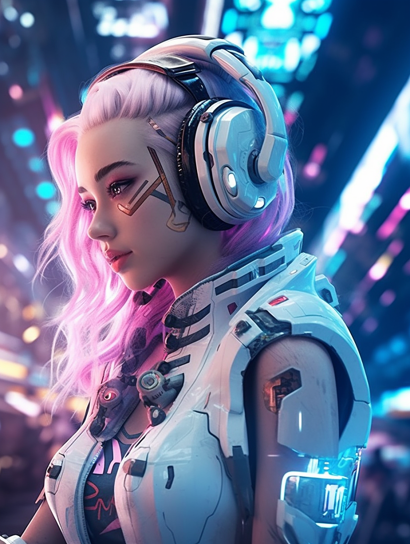 AI | 赛博朋克风（图ZMzQwOTU5ODE2） - 人物/生物 - 站酷设计师joey伊上邪原创素材 - 站酷ZCOOL