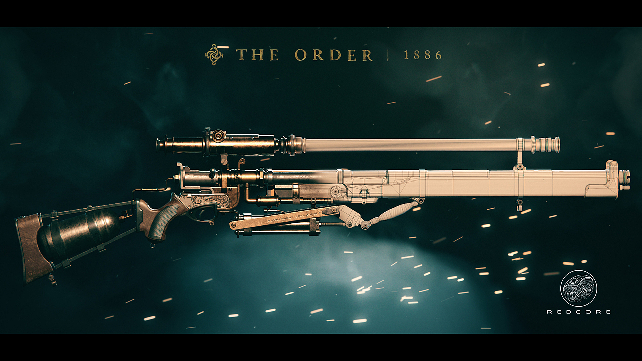 教团1886气步枪建模