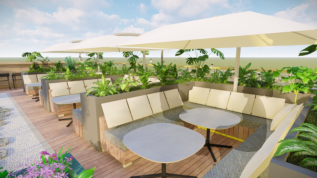 露台设计效果图|空间|景观设计|周小粥粥 - 原创作品 - 站酷 (zcool)