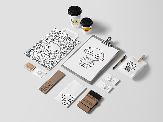 卡通人物及扩展（个人主页-ZMjQwNDU4ODA=） - 新锐潮流插画 - 站酷设计师哦哟哟呀原创素材 - 站酷ZCOOL