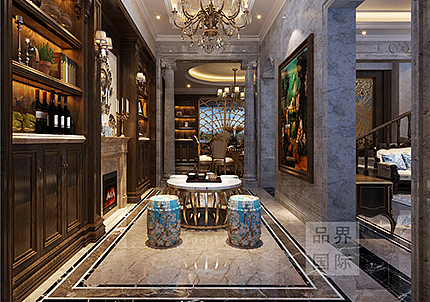 金沙湖高尔夫官邸500平新巴洛克设计效果图