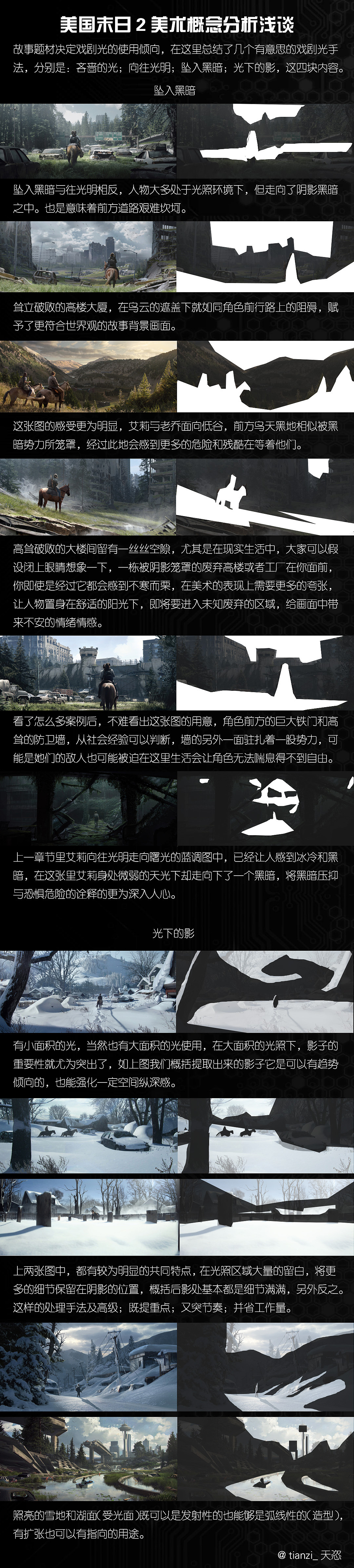 《美国末日2-最后生还者2》美术概念分析浅谈