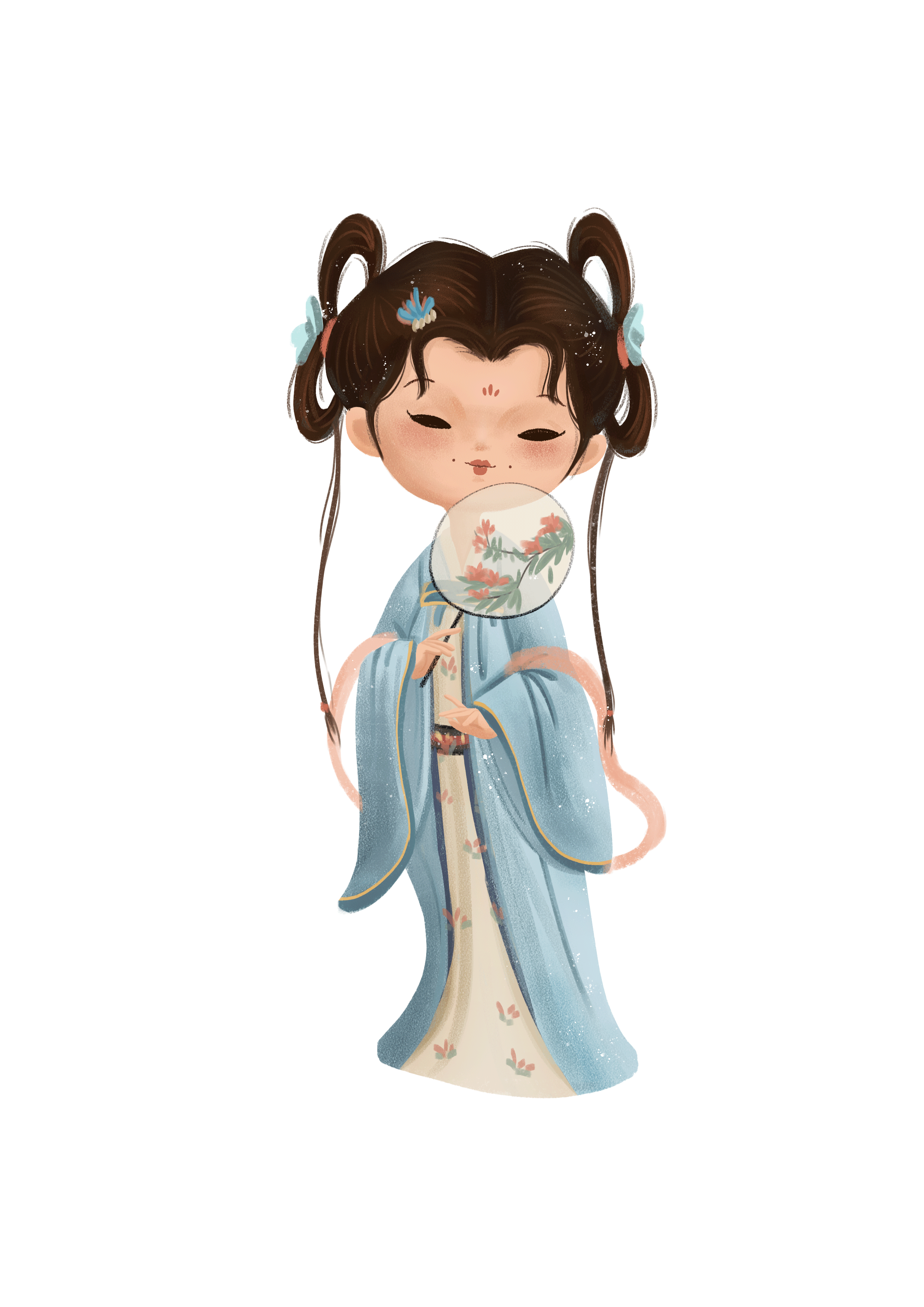 古风小人物（图ZMjk5NzI2NTI4） - 商业插画 - 站酷设计师元气喵ii原创素材 - 站酷ZCOOL